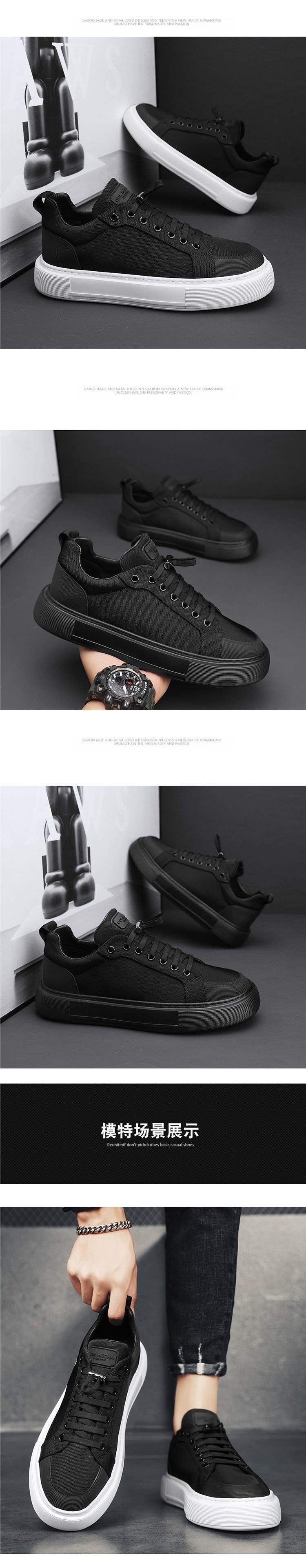Men's Safety Shoes Summer Versatile Casual Trendy Canvas Shoes Men's Slip-On Kitchen Work Non-Slip Work Trendy Shoes