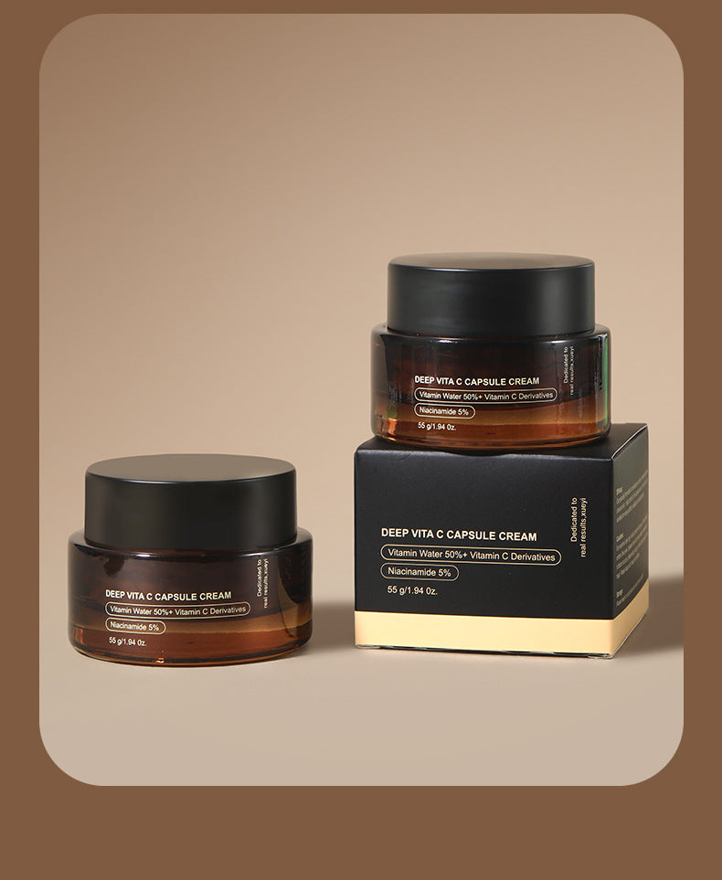 All VC Facial Capsule Cream Wrinkle Smoothing Anti-Wrinkle Essence Cream Hydrating Moisturizing Universal Face Cream