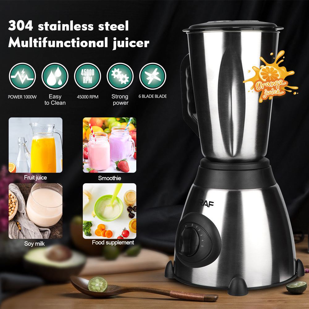 【Exclusive for 】Multifunctional Juicer Household Fully Automatic Fruit and Vegetable Juice Extractor Cooking Machine Stainless Steel1.5L