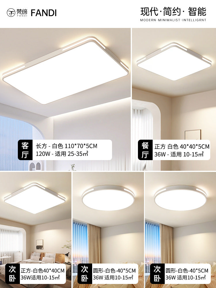 New led Living Room Ceiling Light Nordic Round Bedroom Light Simple Study Room Light Dining Room Balcony Lighting Fixture