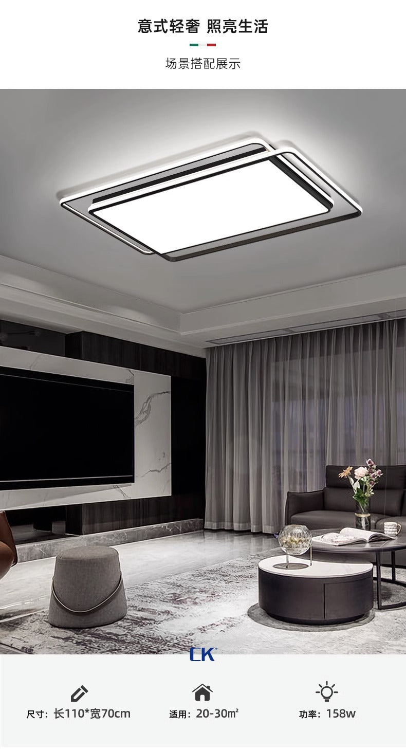 Living Room Lamp Main Lamp Ultra-Thin High-End Zhongshan Lighting Modern Simple Elegant Full Spectrum Eye Protection Bedroom Ceiling Lamp