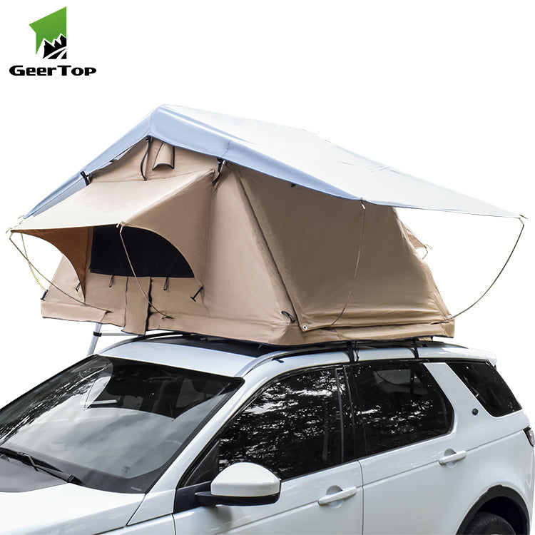 Outdoor Self-Driving Tour Soft Top Car Roof Tent Fully Automatic Quick Open SUV Aluminum Alloy Folding Tent