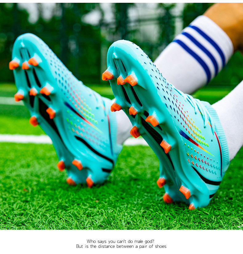 New Style Spike Soccer Shoes for Men, Students, Adults, Grass Training Long Spike Non-Slip Professional Competition Football Shoes