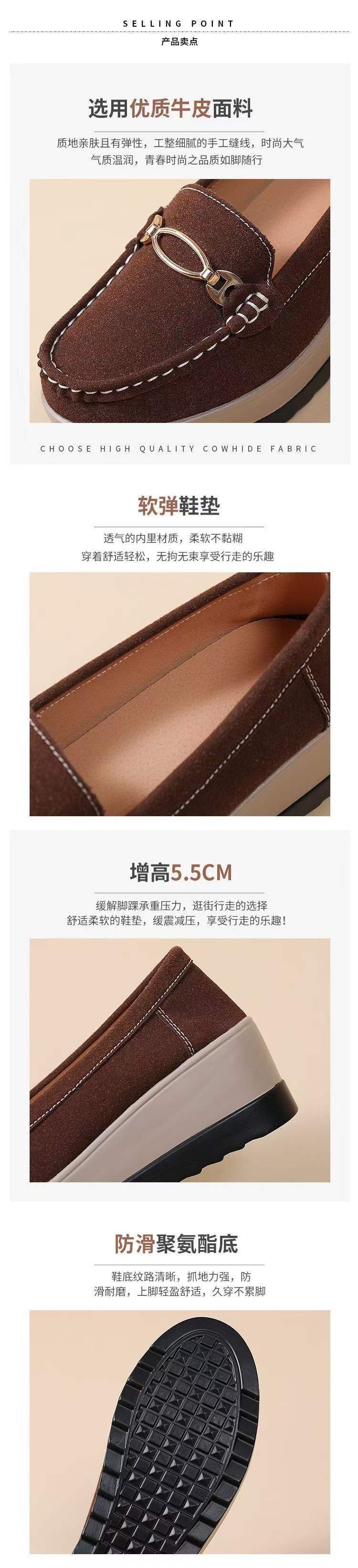 Winter Fleece-Lined Warm Cotton Shoes for Women, Soft Sole Wedge Thick Sole Platform Shoes, Slip-On Mom Shoes