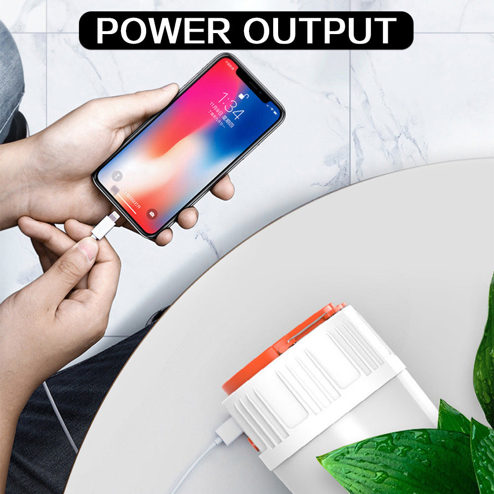 Outdoor Solar Rechargeable Bulb Tent Light Emergency Light Camping Light Household Power Outage Light with Remote Control