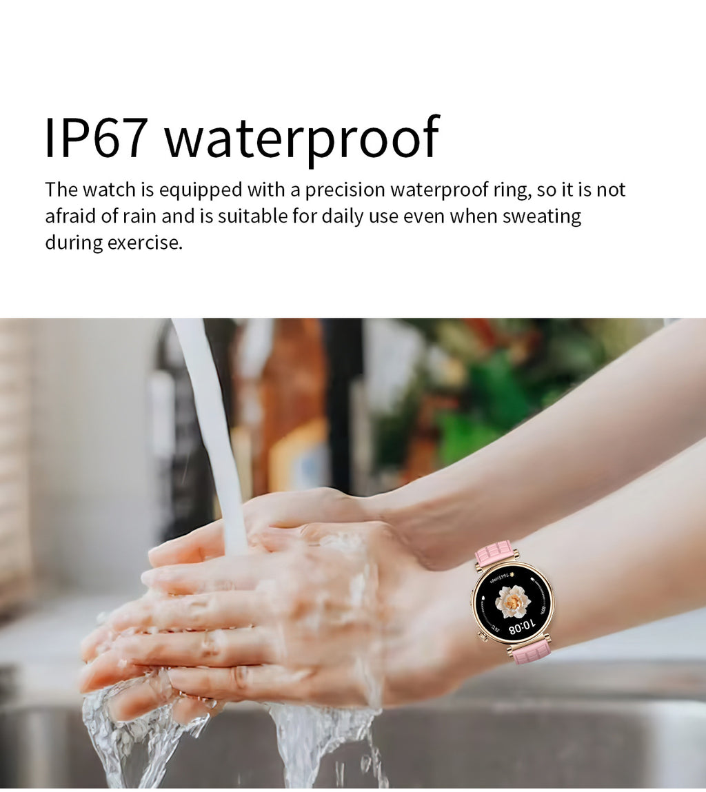 Z01 Mini Smart Watch Bluetooth Call True Heart Rate Step Sleep Monitoring Exquisite Ladies Outdoor Sports