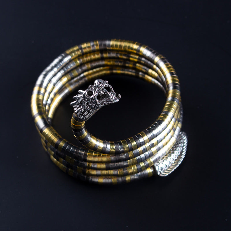 Men's New Necklace Women's Versatile High-end European and American Style Jewelry ins Minimalist Snake Bone Chain Snake Necklace