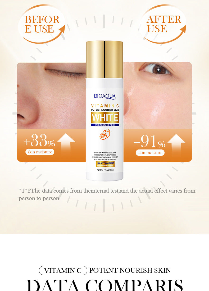 All English Vitamins C Whitening Skin Care Set BIOAOUA Cleansing and Moisturizing Five-Piece Set  Wholesale