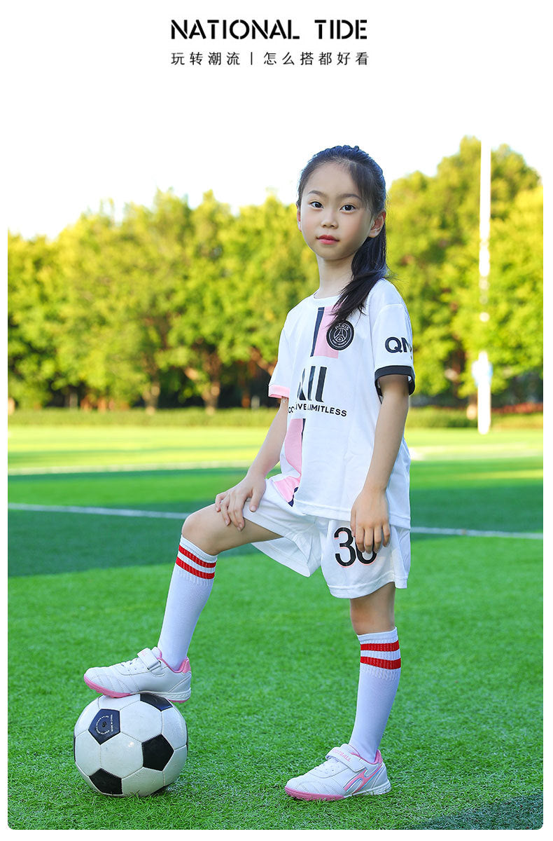 New football shoes for men and women with Velcro for children TF Broken Nail Style Youth Student Grassland Flat Training Shoes