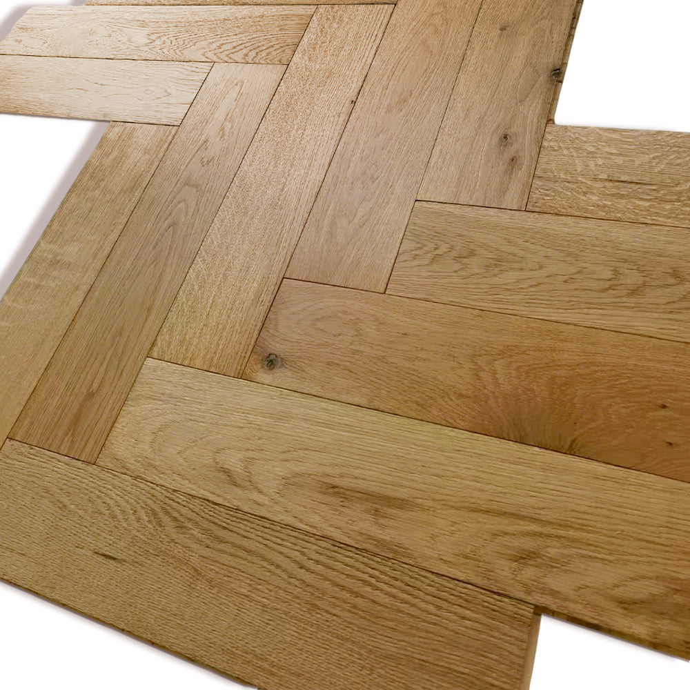Custom ENF-Certified AB-Grade Solid Wood Oak Herringbone Flooring Click-Lock Multilayer Engineered Exterior Park Luxury Interior