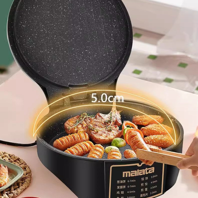 Nuantao Double-Sided Heating Pancake Pan Deepened Pancake Maker Frying and Baking Machine Commercial Restaurant Electric Pancake Pan Home Use