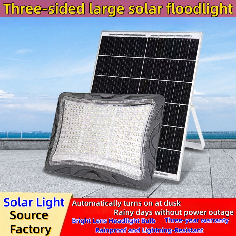 100W 200W 300W Solar Light Ultra Bright Waterproof Outdoor Light Intelligent Split Floodlight Solar Light Wholesale