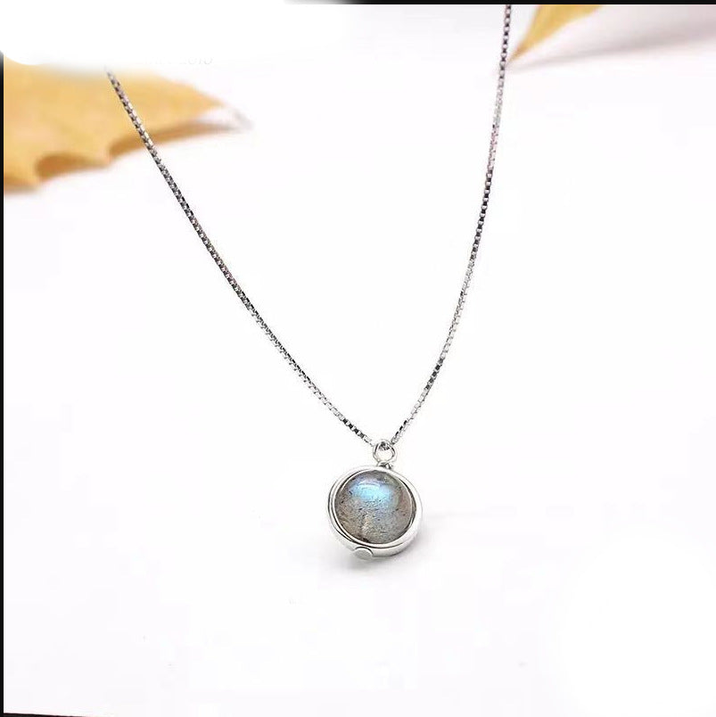 Amethyst Bracelet Men's Volcanic Stone Long Blue Point Bracelet Pyrite White Pine Braided Bracelet