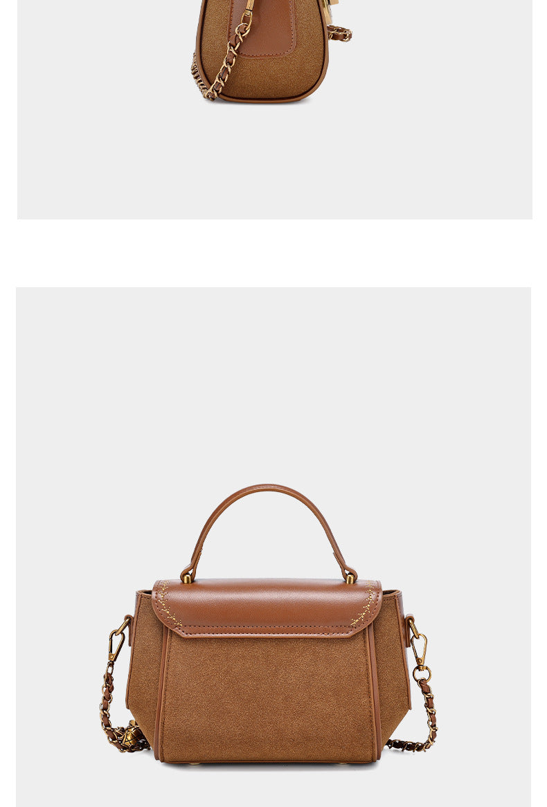 European and American Retro Niche Stylish Small Square Bag Chain New Texture Handbag Fashion Versatile Shoulder Crossbody Bag for Women