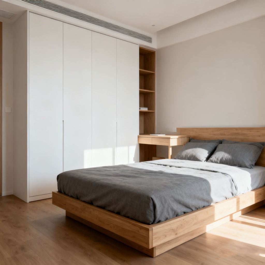 Custom Whole House Panel Bed Tatami Corner Desk Writing Desk Integrated Cabinet Storage Wardrobe Transformation