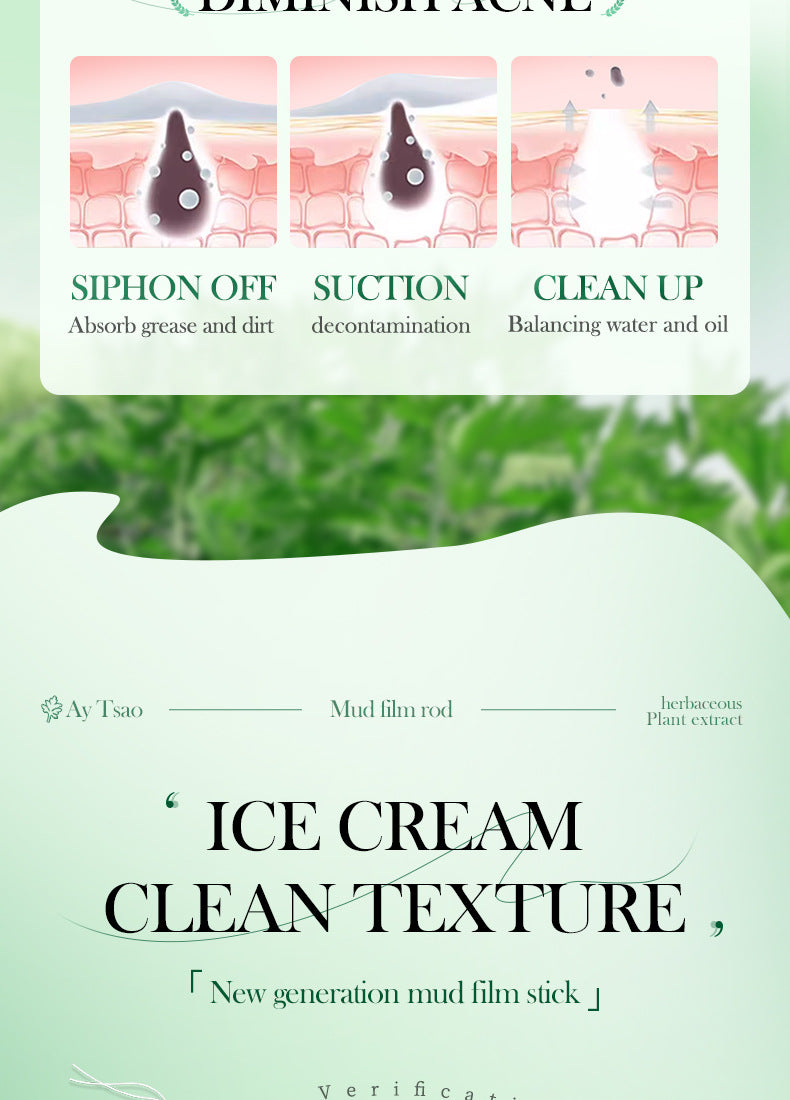 Full English Solid Face Mask40g SADOER Vitamin C Aloe Vera Mugwort Cleansing Mud Mask  Wholesale