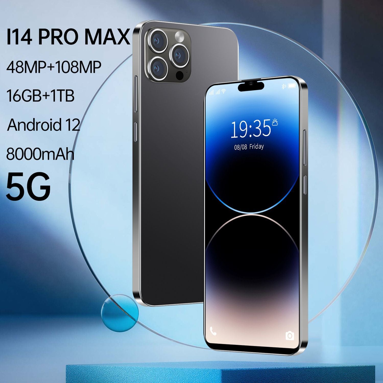 Mobile Phone i14proMax Intelligence16+1TB Android In Stock Wholesale New Model