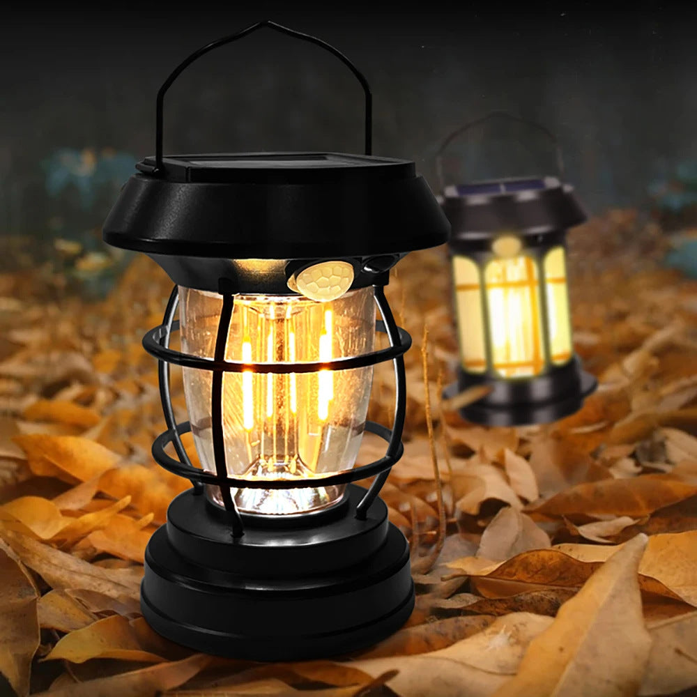 Solar Camping Light Outdoor Lighting Multi-Functional Camp Light Tungsten Light Rechargeable Tent Light Household Emergency Light