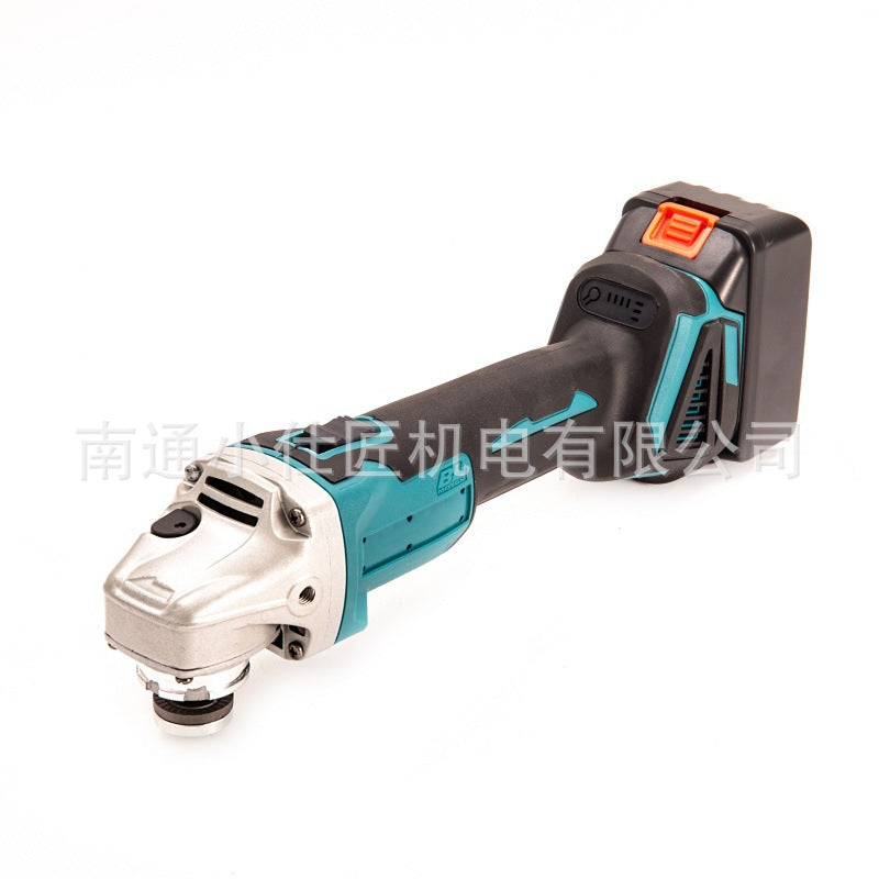 Cross-Border Foreign Trade Dropshipping Cordless Lithium Battery Angle Grinder High-Power Industrial Grade Cutting Grinding Angle Grinder for Home Use