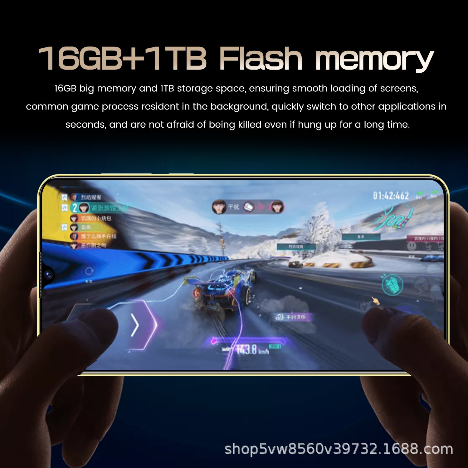 S23+Ultra Specially designed for mobile phones7.3Large Screen HD16+1T Large Memory Source Factory