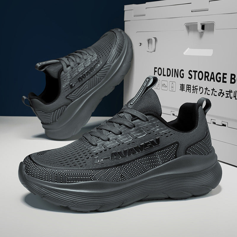 Autumn Breathable Casual Versatile Sports Shoes for Teenagers, Ultra-light Shock-absorbing Dad Trendy Shoes, Travel Hiking Shoes with Cushioning