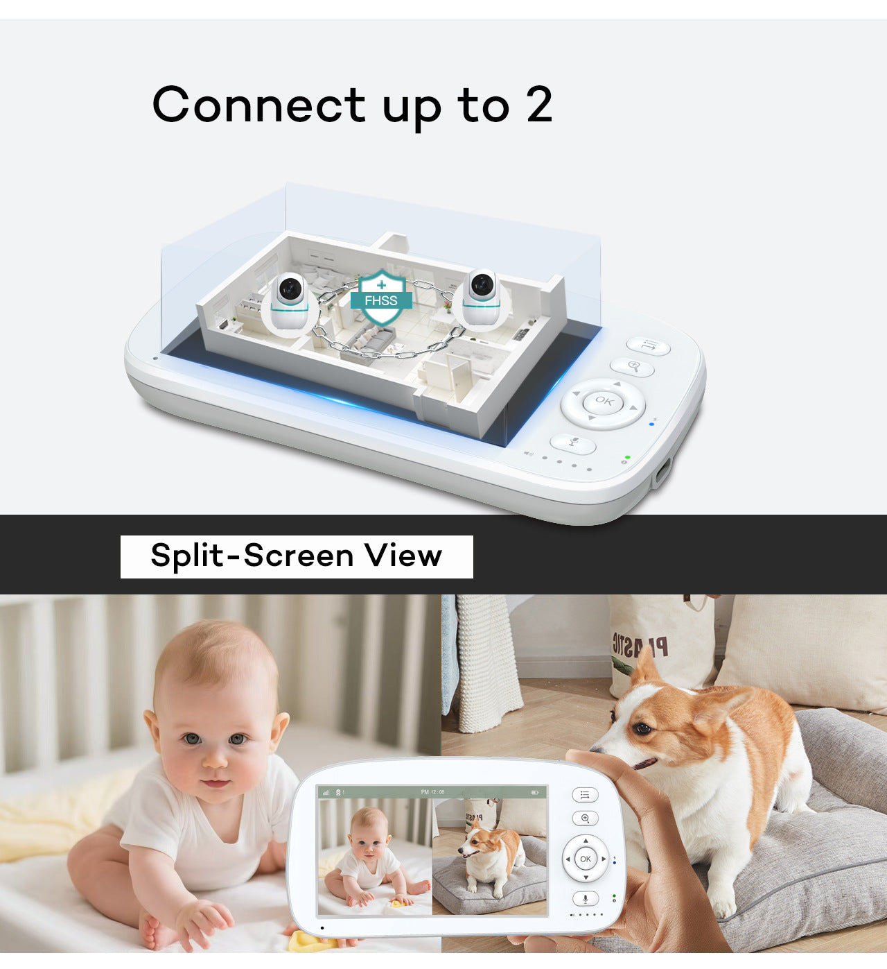 Wireless Camera wifi Mobile Phone Remote Monitoring Intelligent Night Vision HD PTZ Voice Intercom Monitor
