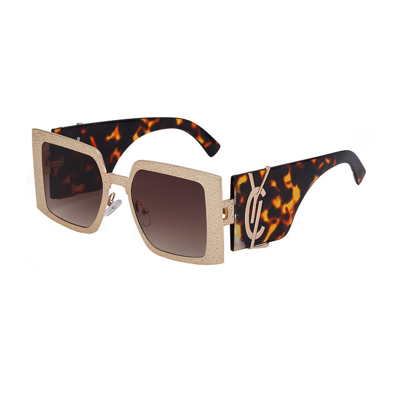 European and American Fashion Large Frame Sunglasses for Women, Sun Protection Outdoor Sunglasses, Wholesale Big Brand Glasses sunglasses