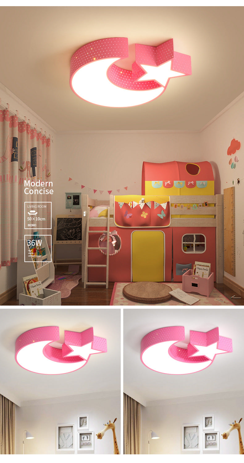 Creative Children's Lamp Bedroom lamp cartoon ceiling light modern minimalist LED Eye Protection Room Lamp Zhongshan Lighting Wholesale