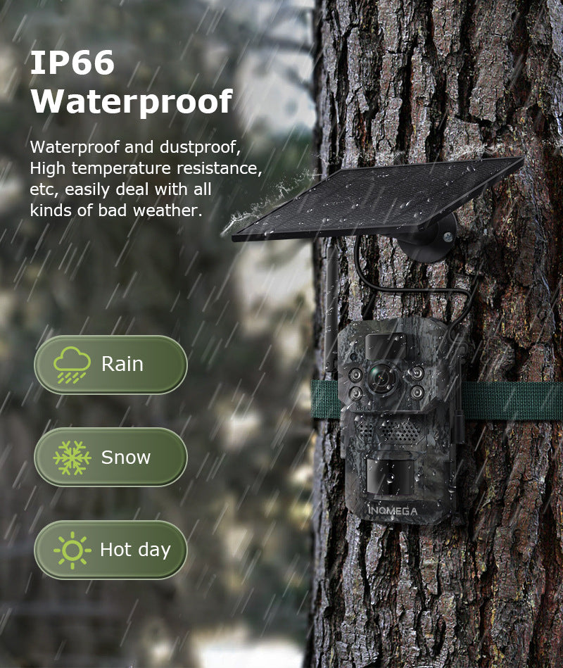 Private Model Outdoor Camouflage4G Solar-powered Camera GPS Positioning Hunting Camera Remote HD Camera