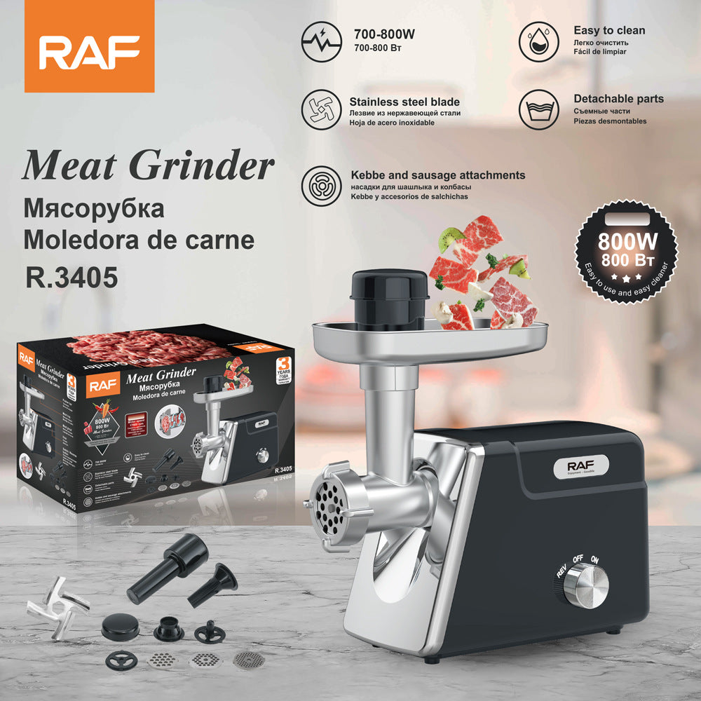RAF European Standard  220v Household Small Meat Grinder3000Gram400w Mixer R.3405