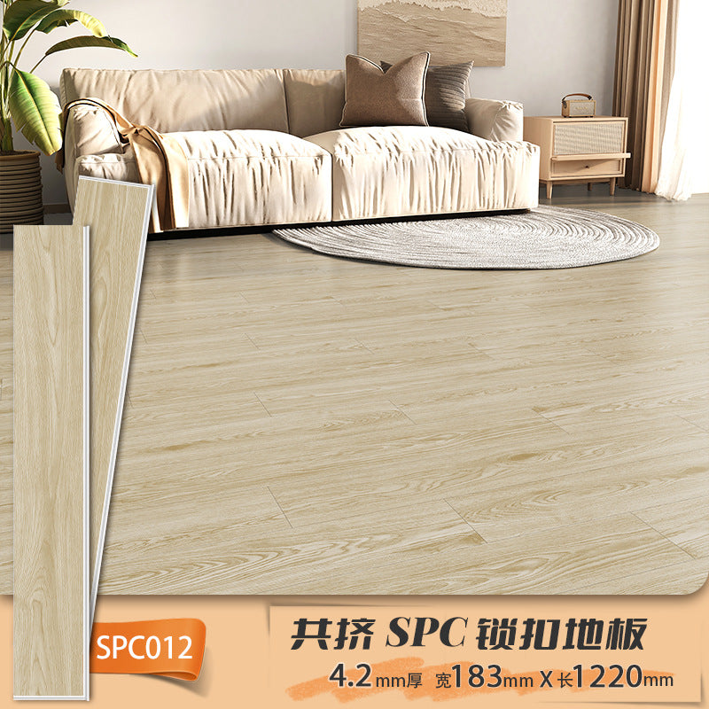 Anti-Slip Waterproof Fireproof Locking Eco-Friendly Flooring Commercial Project spc Stone Plastic Locking Type PVC Stone Crystal Flooring