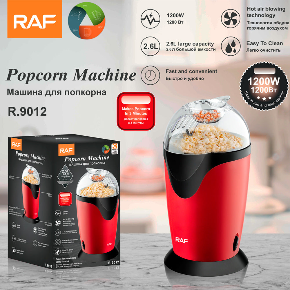 RAF European-style Home-use Mini Popcorn Maker Fully Automatic Small Electric Children's DIY Popcorn Maker