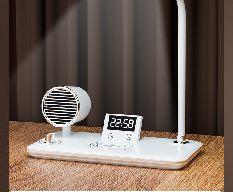 Intelligent Multifunctional Desk Lamp Student Children's Dormitory Study Eye Protection Lamp Bedroom Rechargeable Bedside Lamp Gift Wholesale