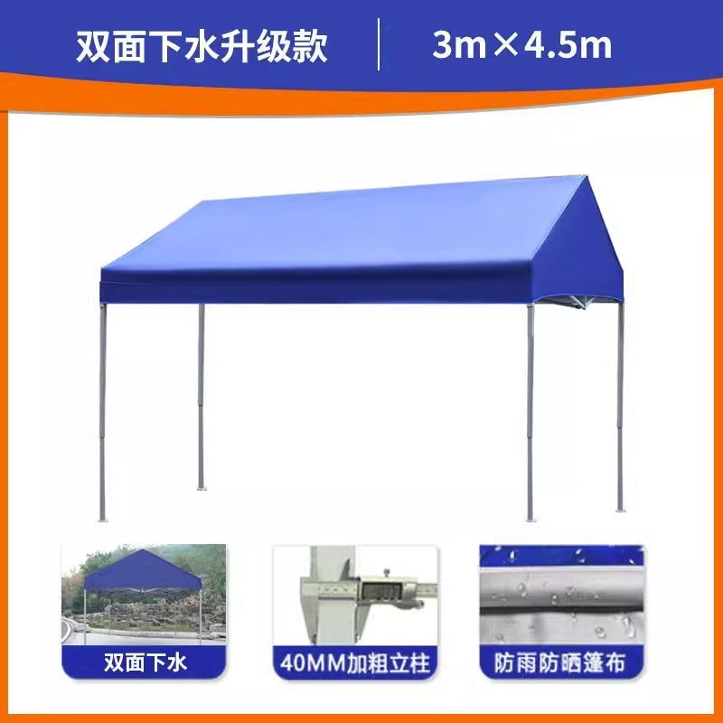 Outdoor Waterproof Advertising Tent Sunshade Umbrella Folding Printed Four-legged Sunshade Canopy Parking Shed Four-corner Tent