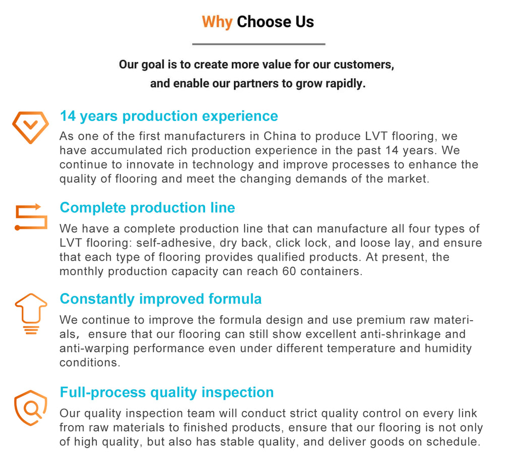 High Quality Cheap Plastic Pvc Marley Non Adhesive Waterproof Luxury Vinyl Plank Flooring Tiles Self Adhesive LVT Flooring