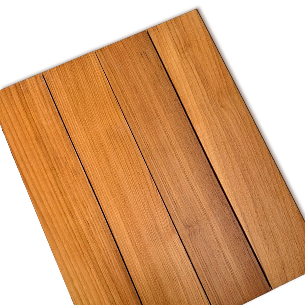 High Quality 14mm Three-Layer Engineered Teak Flooring Outdoor Use Enhanced Dimensional Stability UV Roll Living Room