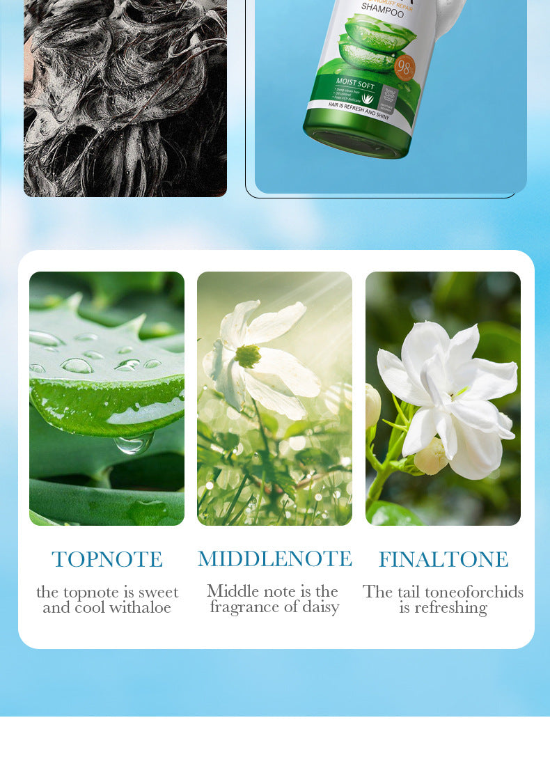 Aloe Vera Shampoo500ml SADOER Hydrating, cleansing, refreshing conditioner  foreign trade wholesale