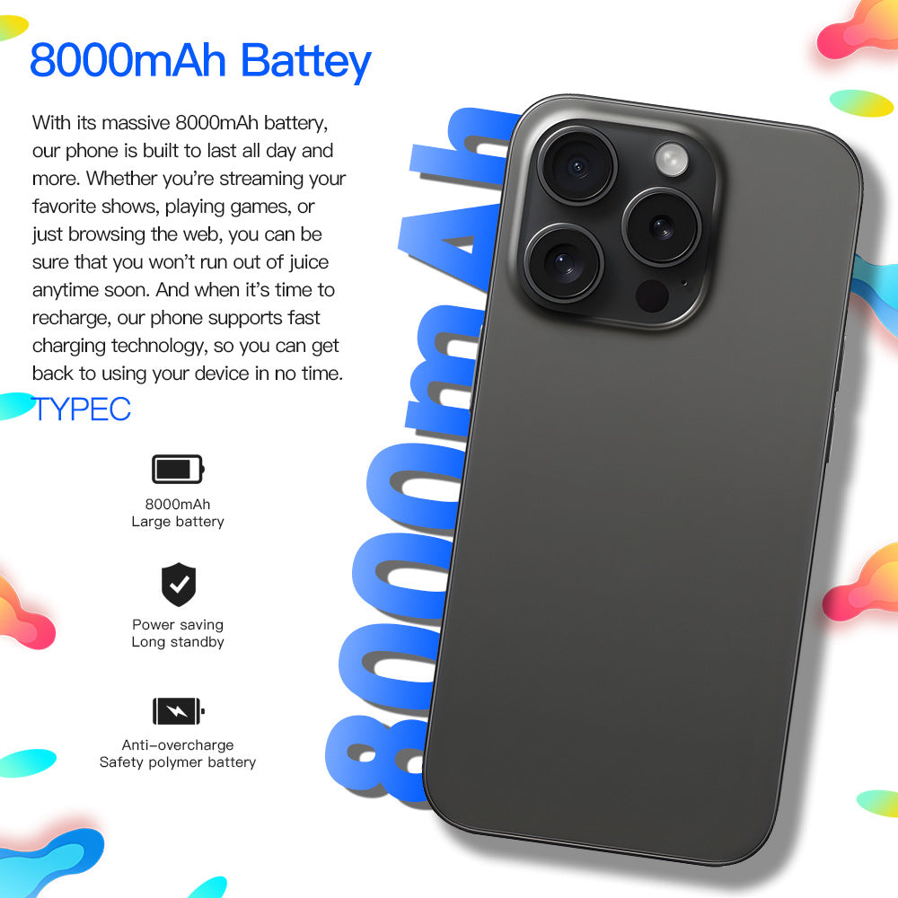 Exclusive Supply i15 Pro Max High-End Smartphone16+1T Smartphones In Stock Wholesale