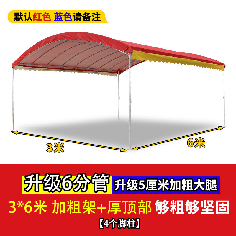Outdoor Sunshade Shelter Sun Protection Waterproof Home Parking Shed Food Stall Rural Wedding Celebration Mobile Banquet Tent