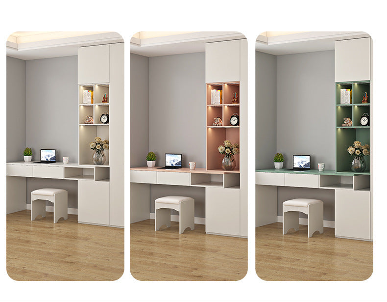 Solid Wood Multi-layer Board and European Pine Board Wardrobe Customization for Home Bedroom Cloakroom One Door to Ceiling Full House Custom Wardrobe