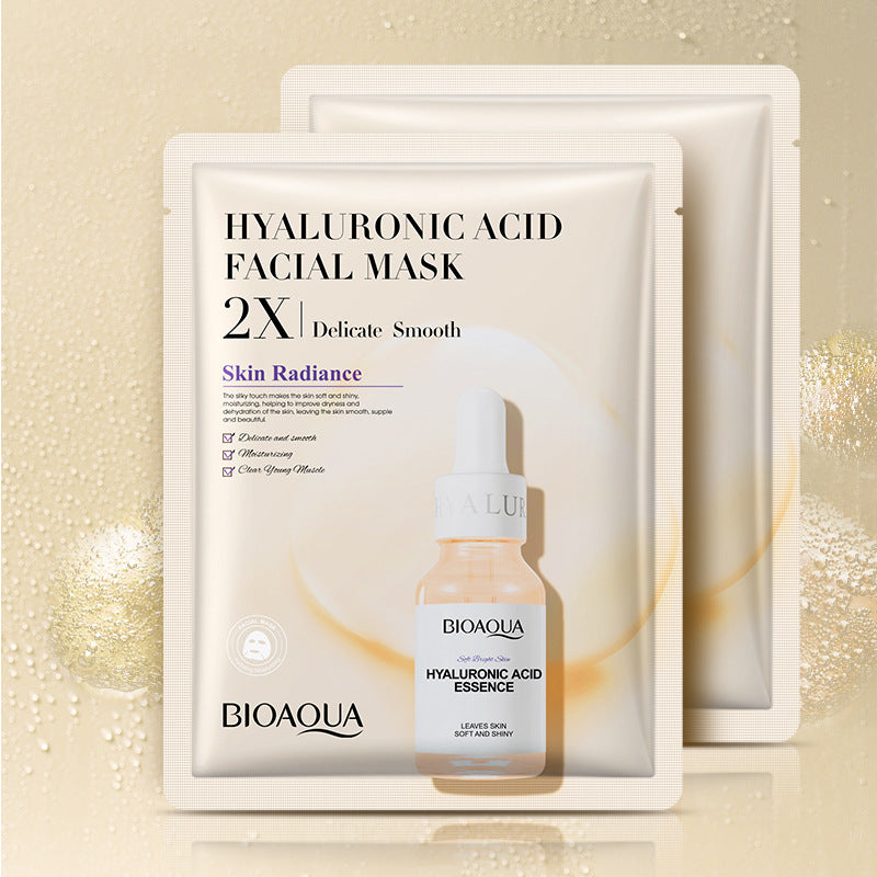 Hyaluronic Acid Mask30gBIOAOUA Hydrating Moisturizing Nourishing Face Mask Sheet Pack Cross-Border Wholesale