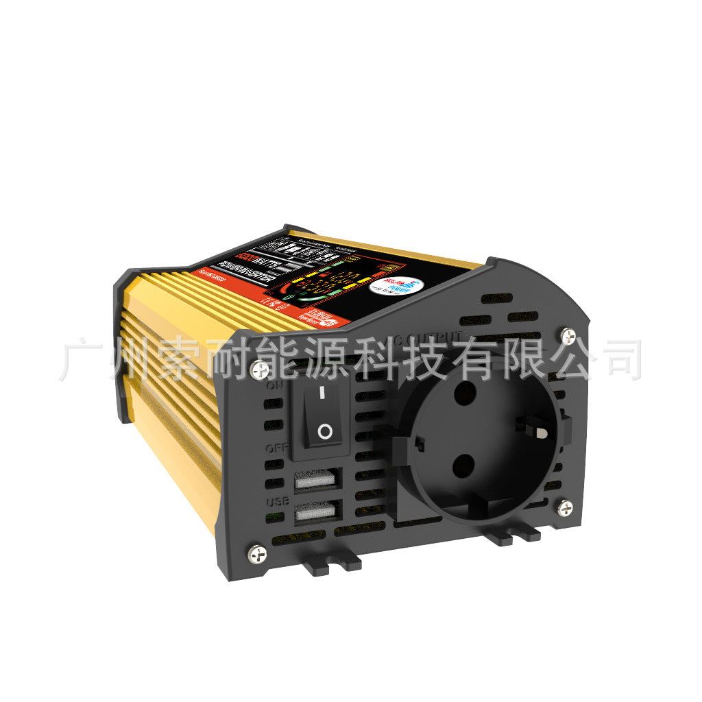 Vehicle Inverter500W 12V Turn110V 220V Smart Display car power inverter