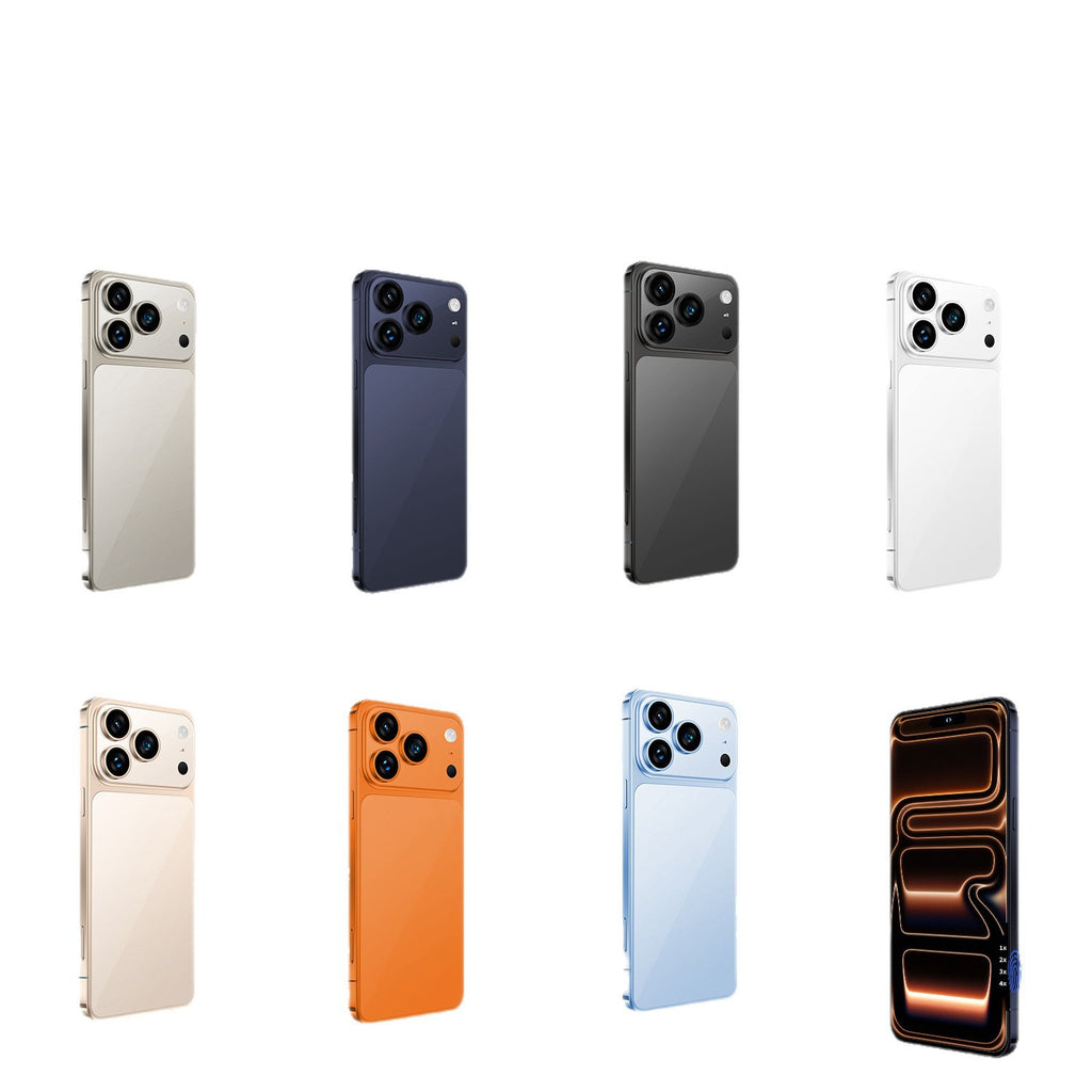 Mobile Phone i17Promax Large Screen6.9Inch1:1Replica Side Key Fingerprint17pro New Smartphone