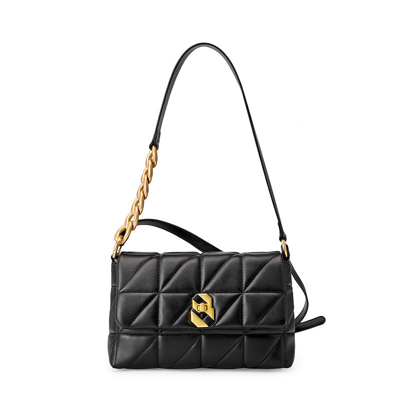Niche Design Quilted Chain Underarm Bag for Women New Commuter Bag Single Bag Fashion Versatile Crossbody Bag Women's Bag