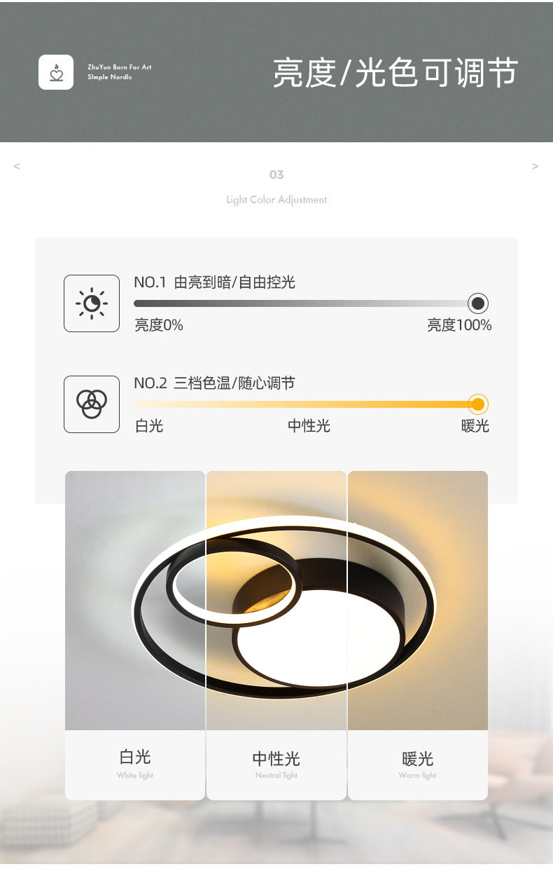 Wholesale New LED Bedroom Ceiling Lamp Modern Minimalist Light Fixtures Dining Room Living Room Lamp scandinavian Creative fashion Lighting