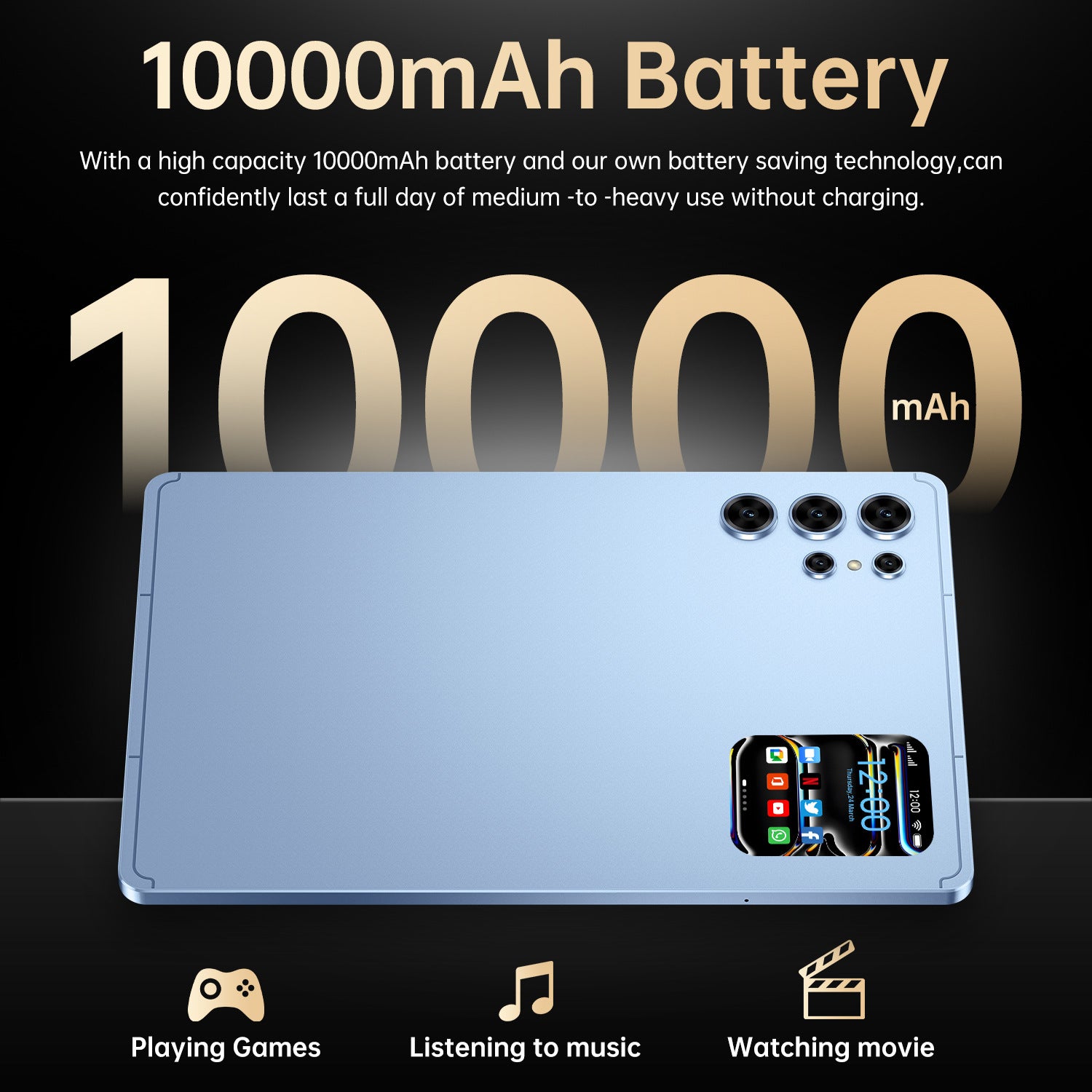 Hot Sale Pad 25 Ultra Android Tablet16+1TB Large Screen Eye Protection Computer Manufacturer Wholesale