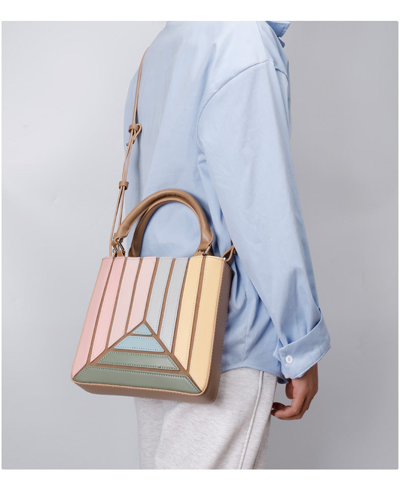 2024New Crossbody Bag for Women, Stylish Design with Ruched Details, Fashionable and Versatile, Trendy Single Shoulder Handbag for Ladies