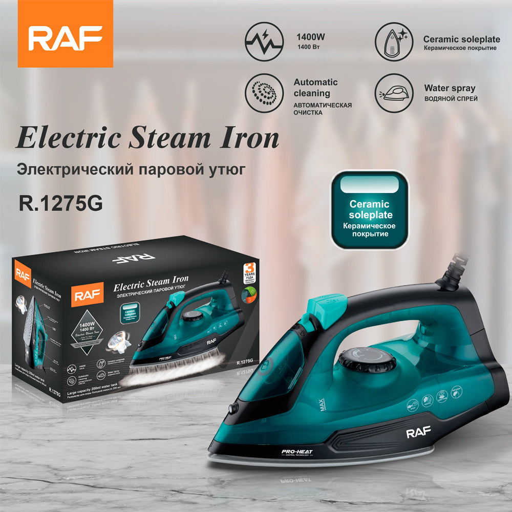 RAF EU Standard Handheld Electric Iron Steam Household Handheld Garment Steamer Portable Powerful Steam