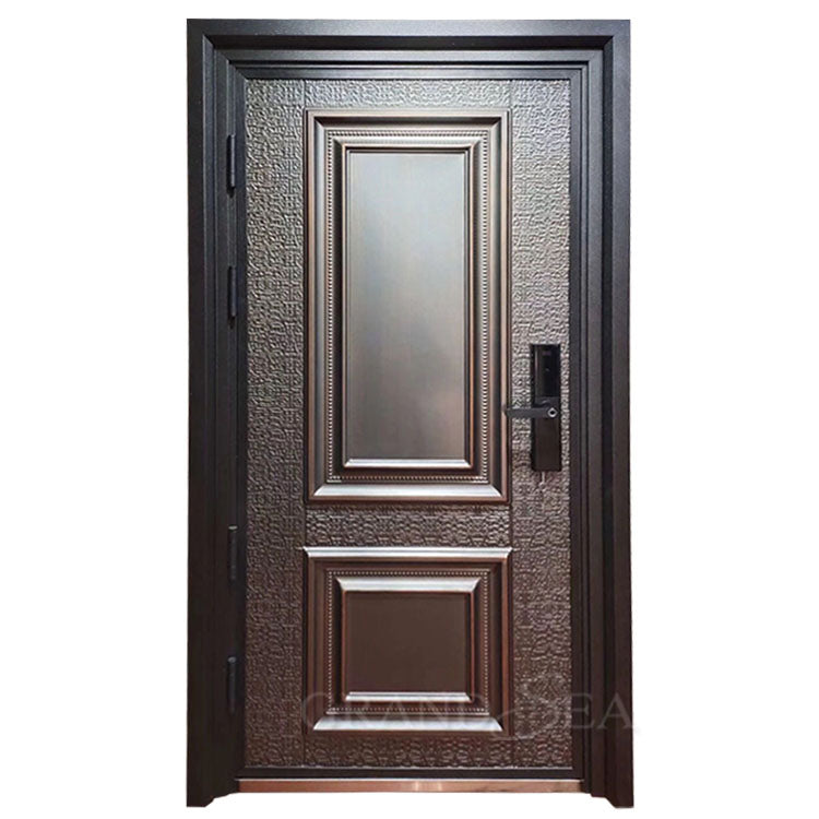 High Quality 6mm Tempered Glass Black Aluminum Frame Sliding Shower Door