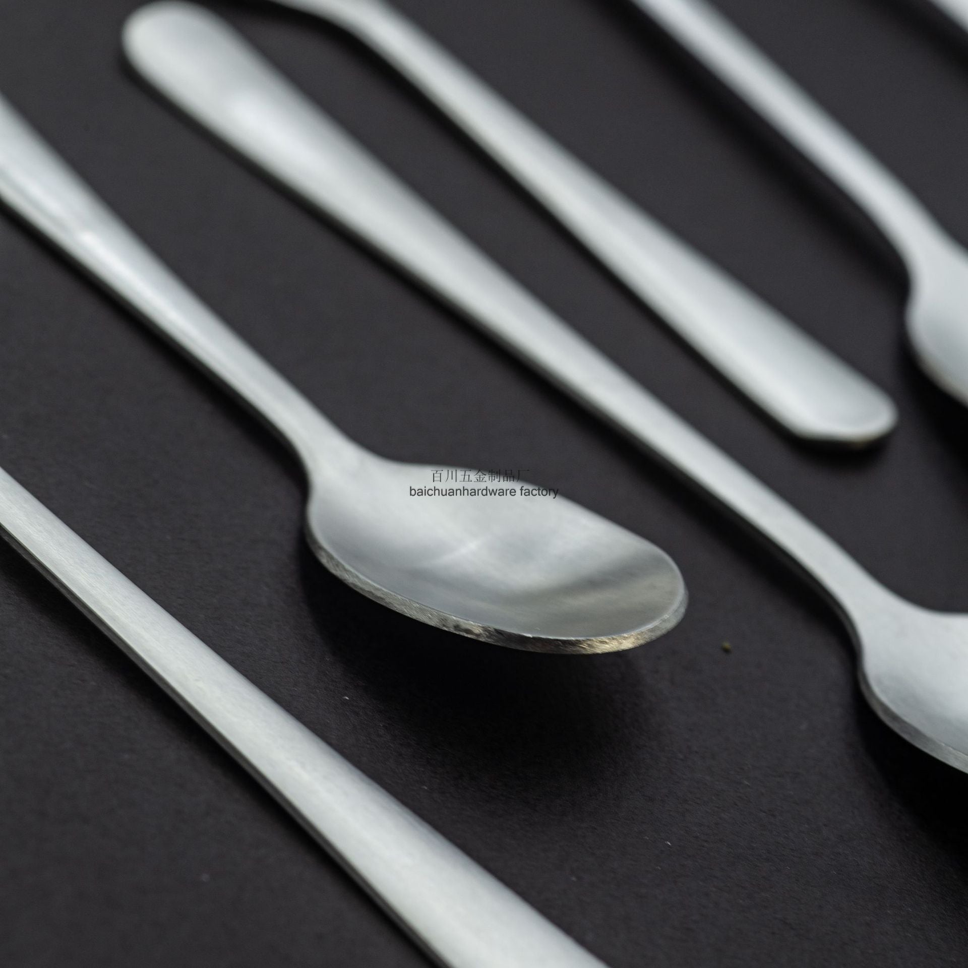 Manufacturer Extra Small Spoon Stainless Steel Coffee Spoon Creative Spoon Small Round Spoon Mini Extra Small Spoon8CM Seasoning Spoon